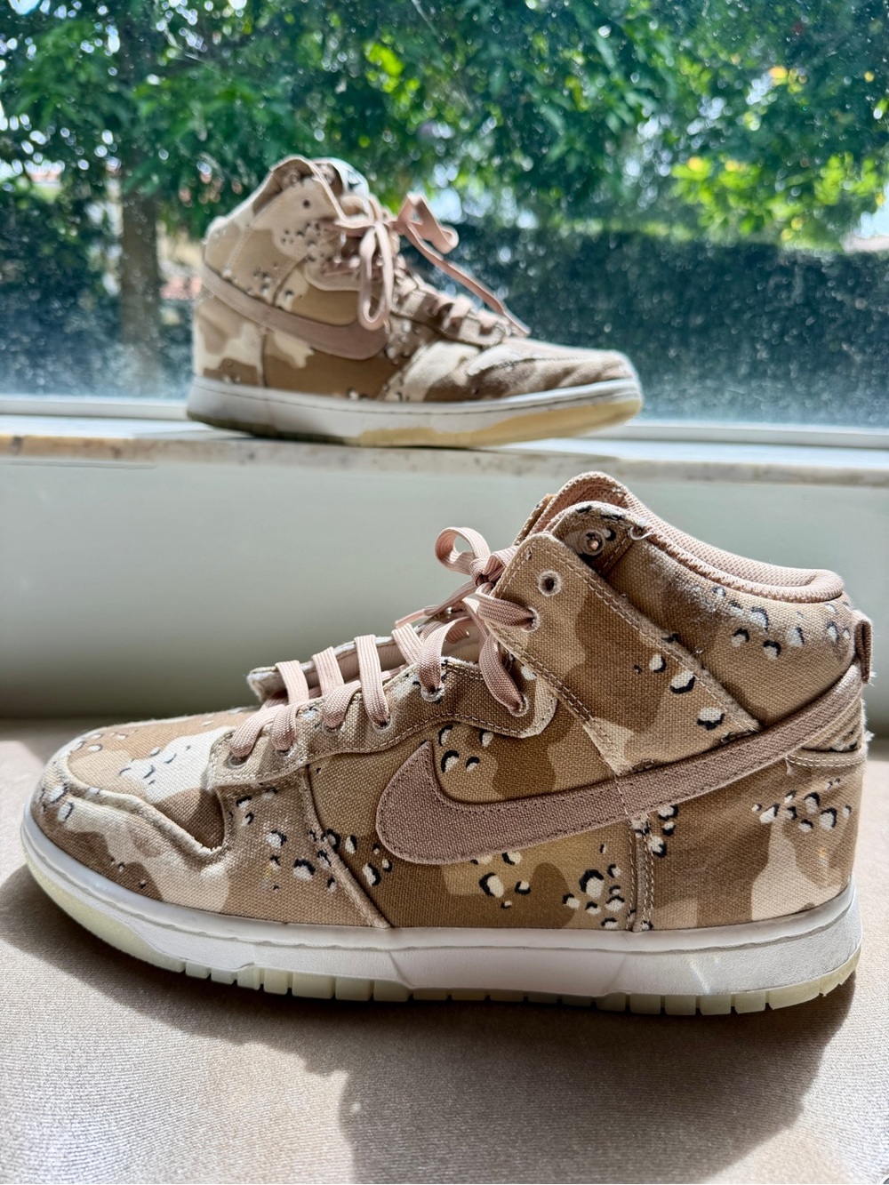 Women’s Nike Dunk High "Desert Camo" {Preloved}